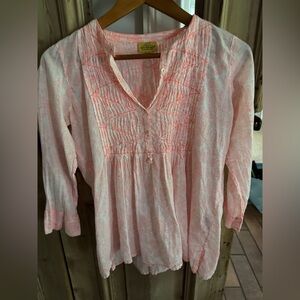 EUC Roberta Roller Rabbit L/S Cotton Top XS